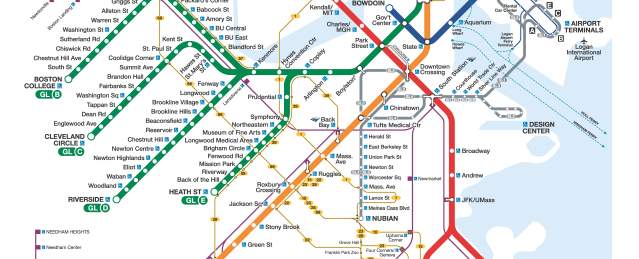 MBTA 'T' Map