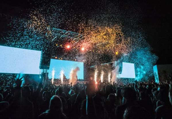 Fireworks At Boston Calling Festival