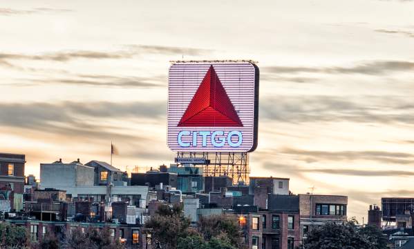 Citgo sign at dusk