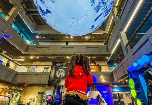 Kid at the Museum of Science