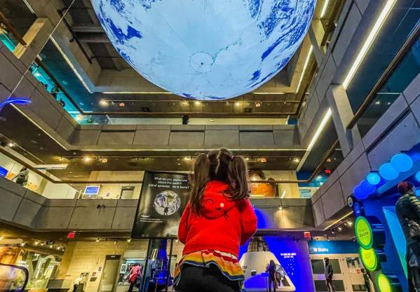 Kid at the Museum of Science