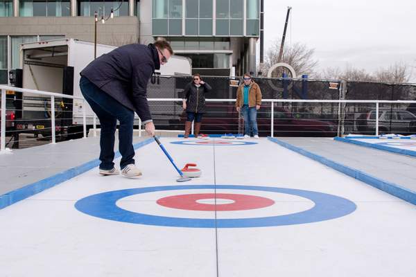 Curling at Seaport