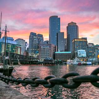 Boston Skyline from Fan Pier