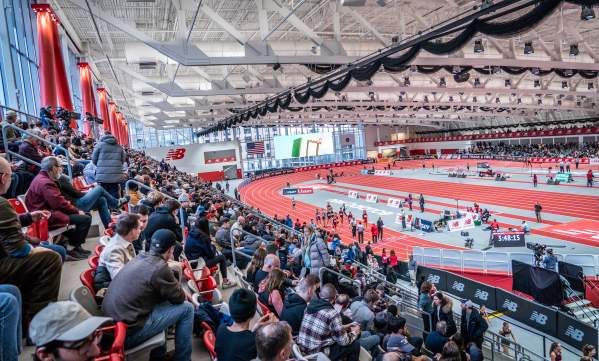 Crowd at the New Balance Track