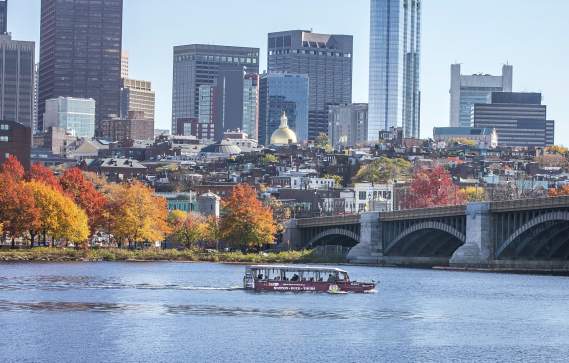 Duck Boat on the Charles River