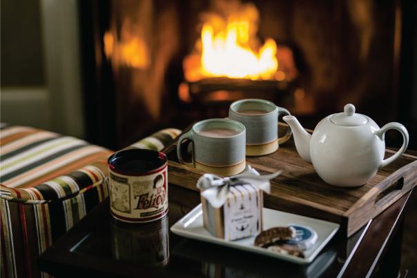 The Lenox Hotel Fireside Experience