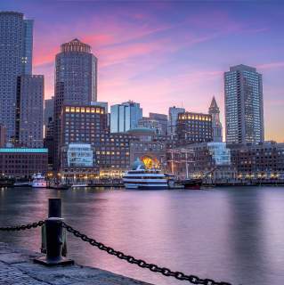 Boston Harbor skyline
