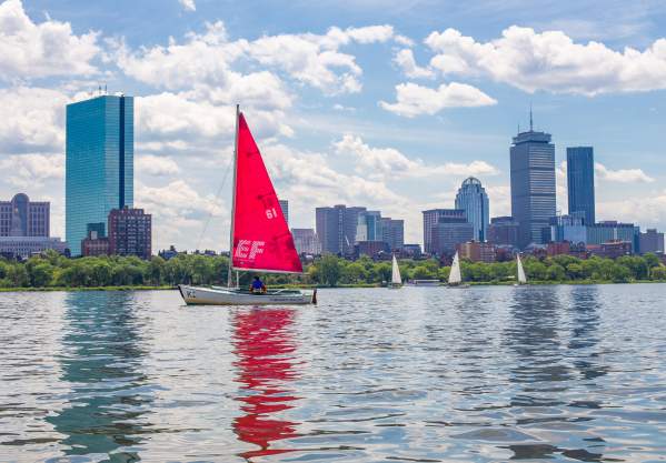 Sailboat on the Charles River