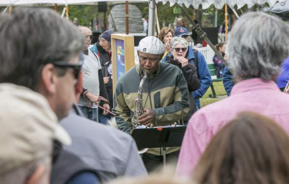 Performer at Jazz on the Charles