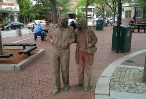 Somerville MA square sculpture