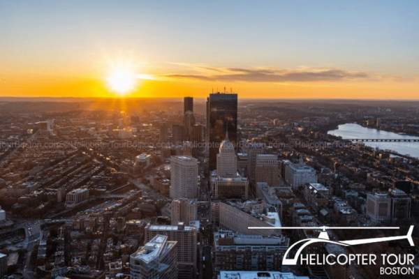 Sunset Helicopter Tour Boston