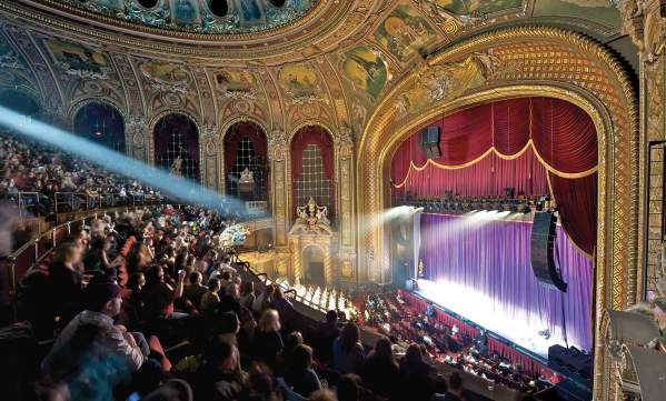 Audience At The Wang Center In Boston, MA